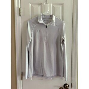 Under Armour Heat Gear Striped Quarter Zip Shirt